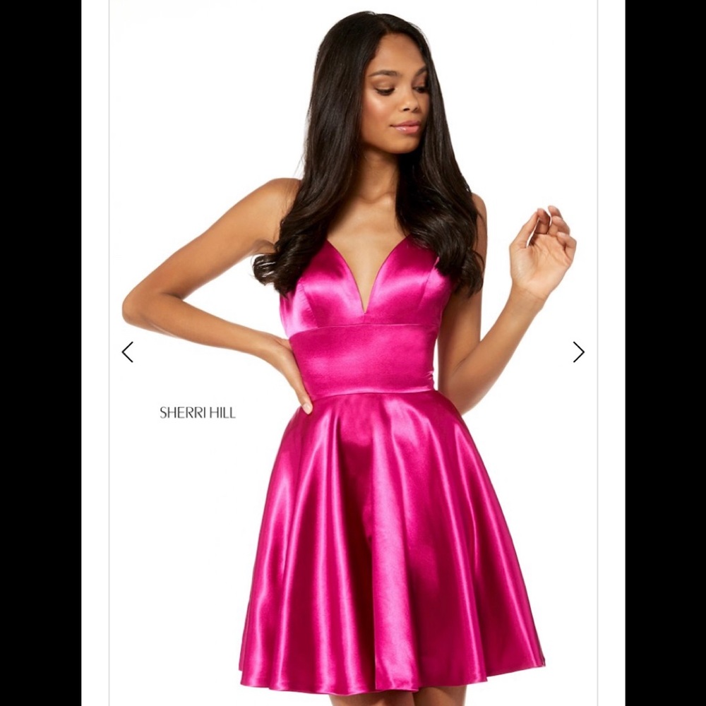 Sherri Hill Fuchsia Pink #52291 Mini Dress 00